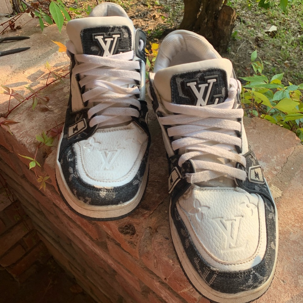 Monogram Sneakers in Black and White